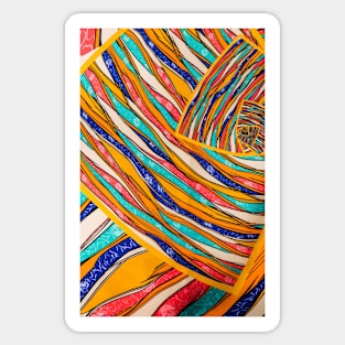 New colorful  geometric abstract Sticker